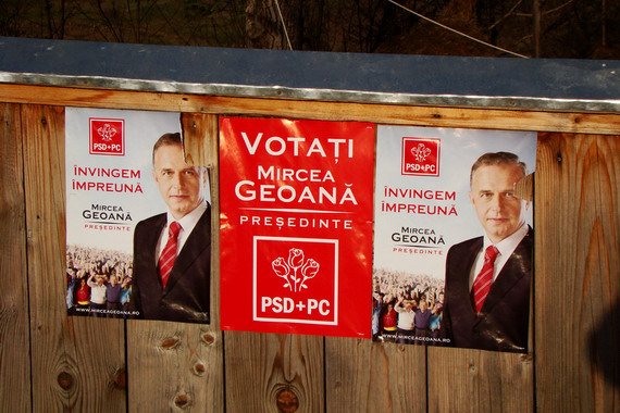 Mircea Geoană votat de ţărani